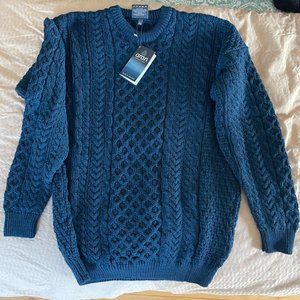 NWT Aran Crafts Irish Wool Sweater